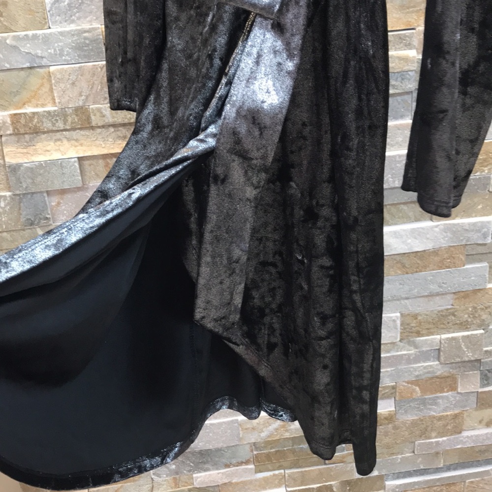 Inc Puff-Sleeve Velvet Wrap Dress - Picture 7 of 15